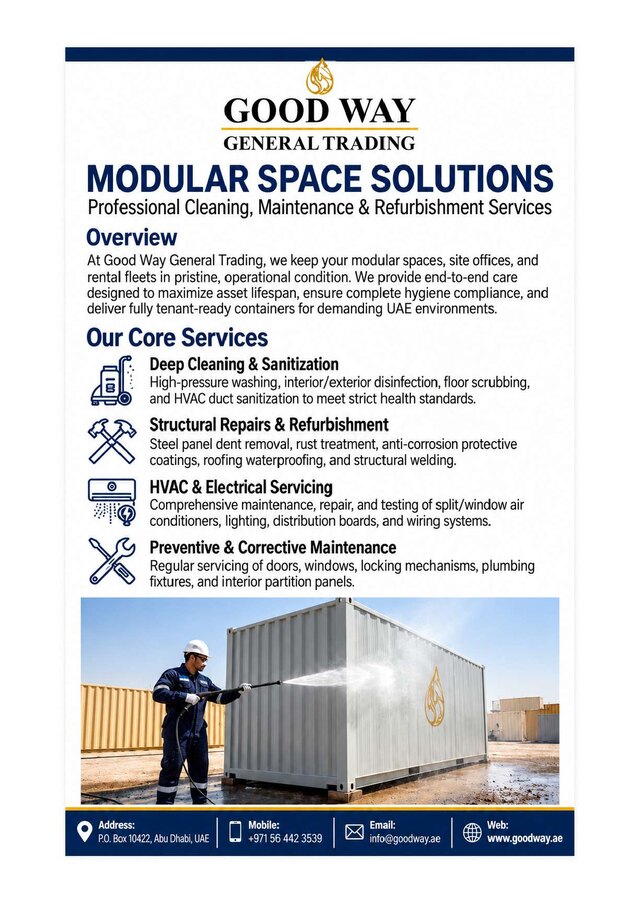 Cover of the Good Way Modular Space Solutions service profile
